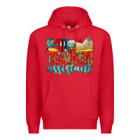 Red teacher assistant Premium Hoodie - Zillion Design Studio