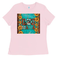 Bubblegum Pink dog mama Ladies Tee - Artiststas
