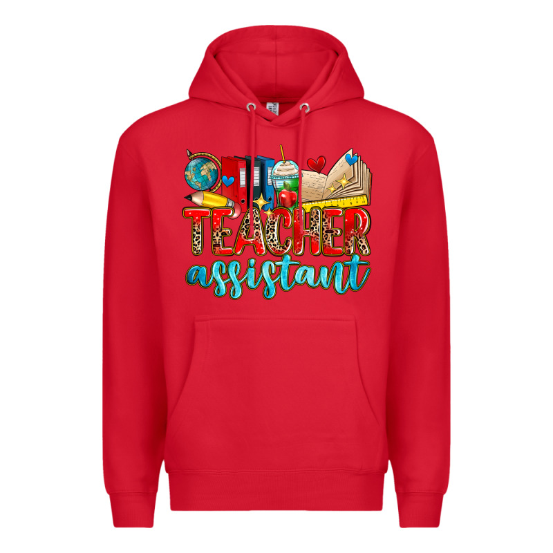 Teacher Assistant Premium Hoodie by Zillion Design Studio | Teevron