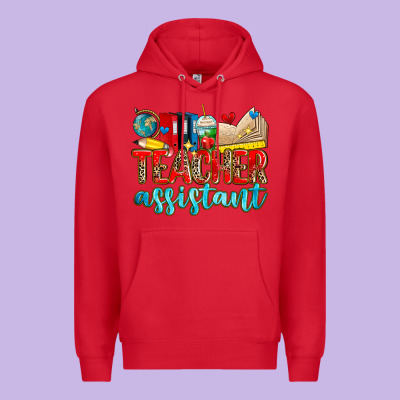 Teacher Assistant Premium Hoodie Designed By Zillion Design Studio