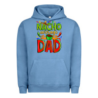 Pigment Pebble Blue nacho average dad Urban Hoodie - Zillion Design Studio