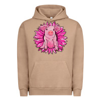 Pigment Burro pink sunflower pig Urban Hoodie - RanaPortraitStore
