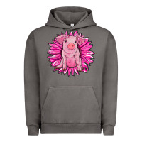 Pigment Tornado pink sunflower pig Urban Hoodie - RanaPortraitStore
