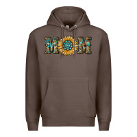 Coffee sunflower mom Premium Hoodie - RanaPortraitStore