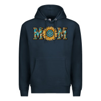 Navy sunflower mom Premium Hoodie - RanaPortraitStore