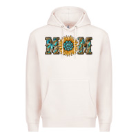 Pale Pink sunflower mom Premium Hoodie - RanaPortraitStore