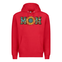 Red sunflower mom Premium Hoodie - RanaPortraitStore