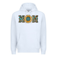 White sunflower mom Premium Hoodie - RanaPortraitStore