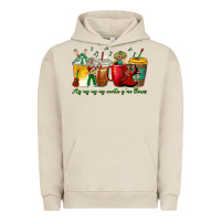 Pigment French Oak Ay Ay  Ay Ay Canta y No Llores Coffee Cups Urban Hoodie - texasbilliewilder
