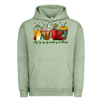 Pigment Oil Green Ay Ay  Ay Ay Canta y No Llores Coffee Cups Urban Hoodie - texasbilliewilder