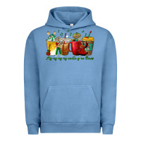 Pigment Pebble Blue Ay Ay  Ay Ay Canta y No Llores Coffee Cups Urban Hoodie - texasbilliewilder