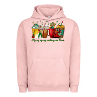 Pigment Salmon Ay Ay  Ay Ay Canta y No Llores Coffee Cups Urban Hoodie - texasbilliewilder