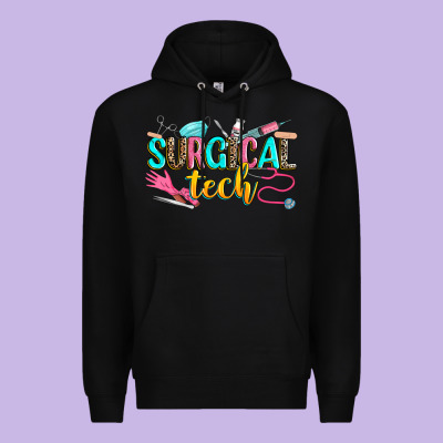 Surgical Tech Premium Hoodie Designed By Zillion Design Studio