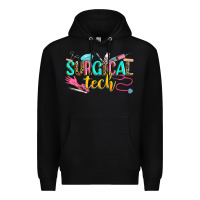 Black surgical tech Premium Hoodie - Zillion Design Studio