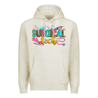 Oatmeal Heather surgical tech Premium Hoodie - Zillion Design Studio