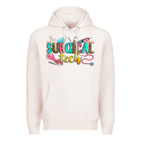 Pale Pink surgical tech Premium Hoodie - Zillion Design Studio