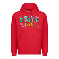 Red surgical tech Premium Hoodie - Zillion Design Studio