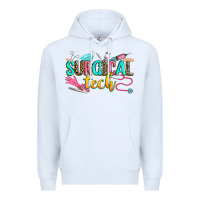 White surgical tech Premium Hoodie - Zillion Design Studio