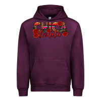 Mauve Wine Chica Bonita Urban Hoodie - texasbilliewilder