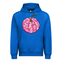 Cobalt pink pumpkin with breast cancer ribbons Urban Hoodie - RanaPortraitStore
