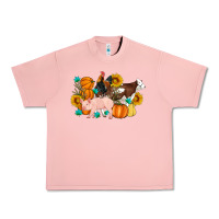 Salmon Farm Life Fall Pig Cow Rooster Urban Heavy Tee - Artiststas