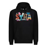 Black stna Premium Hoodie - Zillion Design Studio