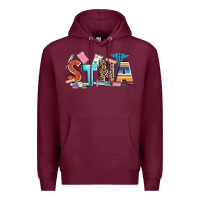Burgundy stna Premium Hoodie - Zillion Design Studio