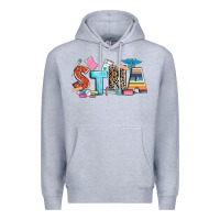 Heather Grey stna Premium Hoodie - Zillion Design Studio