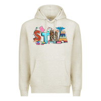 Oatmeal Heather stna Premium Hoodie - Zillion Design Studio