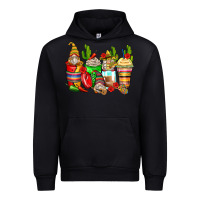 Black mexican gnomes coffee cups Urban Hoodie - Zillion Design Studio