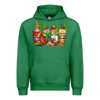 Emerald mexican gnomes coffee cups Urban Hoodie - Zillion Design Studio