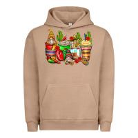 Pigment Burro mexican gnomes coffee cups Urban Hoodie - Zillion Design Studio