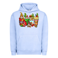Pigment Grape Ice mexican gnomes coffee cups Urban Hoodie - Zillion Design Studio