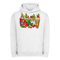 Pigment Lunar Rock mexican gnomes coffee cups Urban Hoodie - Zillion Design Studio