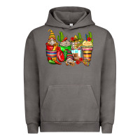 Pigment Tornado mexican gnomes coffee cups Urban Hoodie - Zillion Design Studio