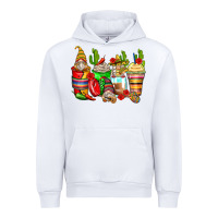 White mexican gnomes coffee cups Urban Hoodie - Zillion Design Studio