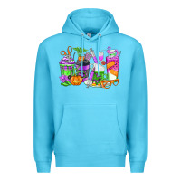 Ocean Blue Halloween Nurse Coffee Cups Premium Hoodie - texasbilliewilder