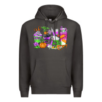 Smoke Halloween Nurse Coffee Cups Premium Hoodie - texasbilliewilder