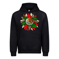Black mexican flag sunflower Urban Hoodie - Zillion Design Studio