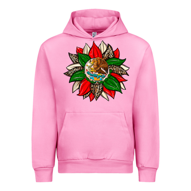 Mexican Flag Sunflower Urban Hoodie by Zillion Design Studio | Teevron