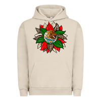 Pigment French Oak mexican flag sunflower Urban Hoodie - Zillion Design Studio