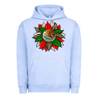 Pigment Grape Ice mexican flag sunflower Urban Hoodie - Zillion Design Studio