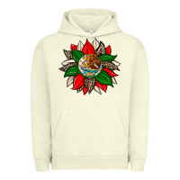 Pigment Pistachio mexican flag sunflower Urban Hoodie - Zillion Design Studio