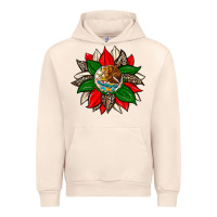 Sandshell mexican flag sunflower Urban Hoodie - Zillion Design Studio