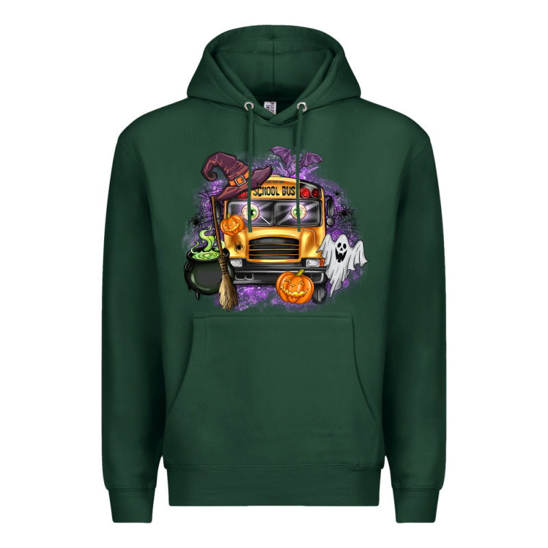 Halloween School Bus Premium Hoodie by texasbilliewilder | Teevron