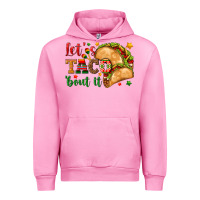 Fuchsia Pink Let's Taco 'Bout It Urban Hoodie - texasbilliewilder