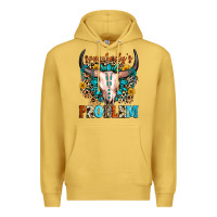 Antique Gold somebody's problem Premium Hoodie - Zillion Design Studio