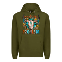 Army Green somebody's problem Premium Hoodie - Zillion Design Studio