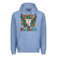 Colony Blue somebody's problem Premium Hoodie - Zillion Design Studio