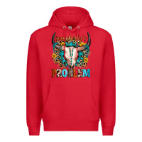 Red somebody's problem Premium Hoodie - Zillion Design Studio
